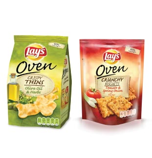 Lay's Oven Crunchy Biscuits & Crispy Thins 50% Terugbetaald cashback op myShopi