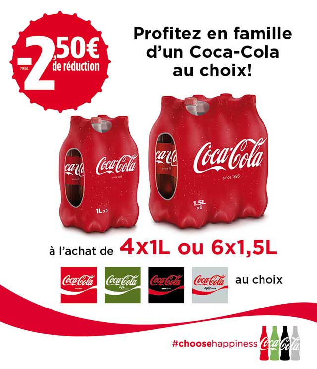Cashback Coca Cola Family Offer 2,50€ Remboursés sur myShopi
