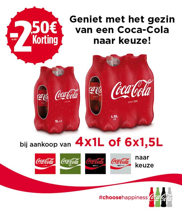 Coca Cola Family Offer 2,50€ Terugbetaald cashback op myShopi