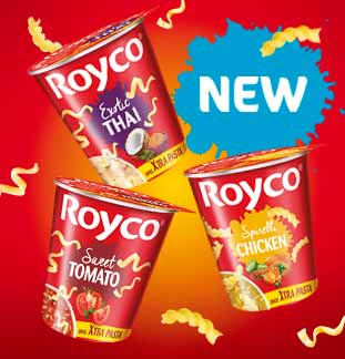 Cashback Royco en cup avec Xtra Pasta 1+1 gratuit sur myShopi