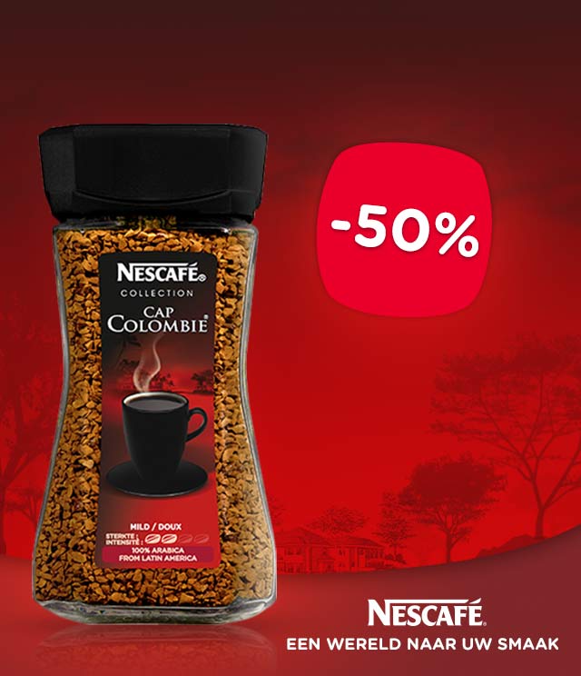 NESCAFÉ® Cap Colombie® 50% Terugbetaald cashback op myShopi