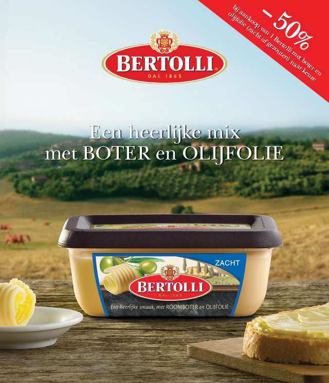 Bertolli 50% Terugbetaald cashback op myShopi