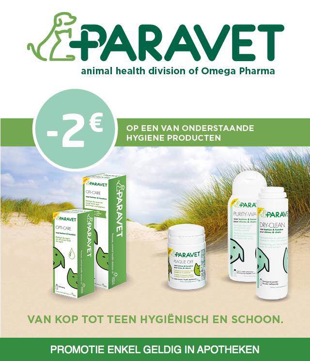 Paravet - Producten voor dieren 2€ Terugbetaald cashback op myShopi