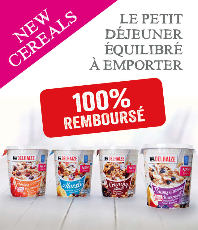 Cashback Delhaize Breakfast On The Go 100% Remboursé sur myShopi
