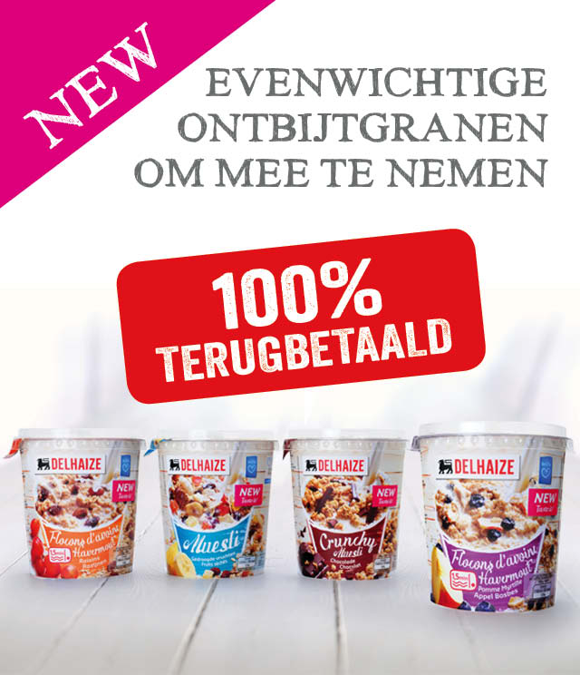Delhaize Breakfast On The Go 100% Terugbetaald cashback op myShopi