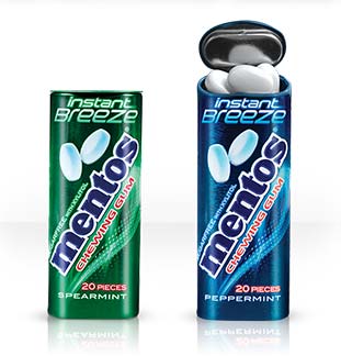 Cashback Mentos Instant Breeze Chewing gum 1€ Remboursé sur myShopi