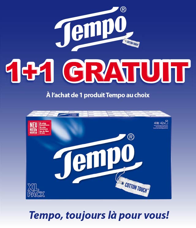 Cashback Tempo mouchoirs 1+1 Gratuit sur myShopi