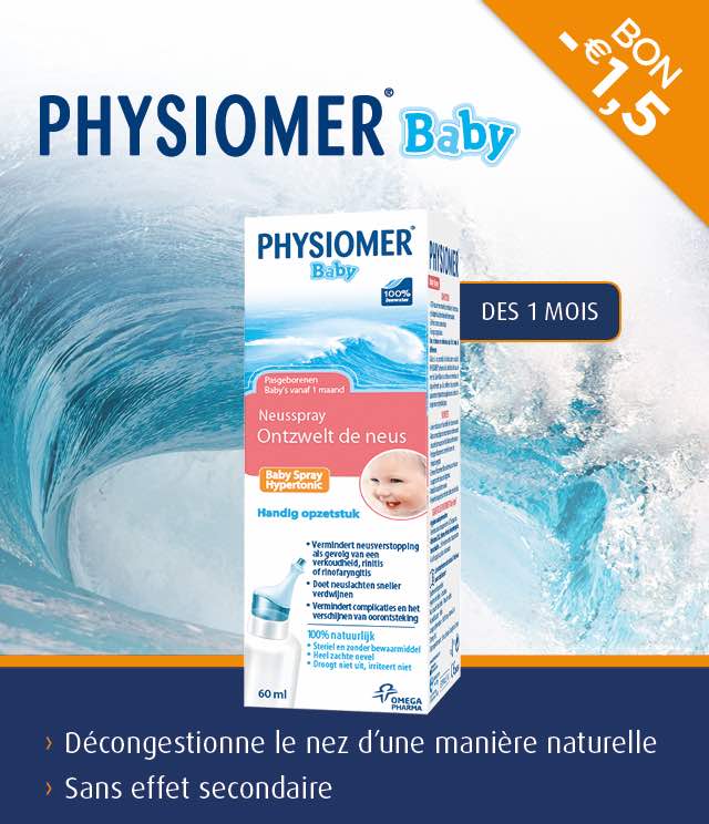Cashback Physiomer Baby - Nez bouché 1,50€ Remboursé sur myShopi