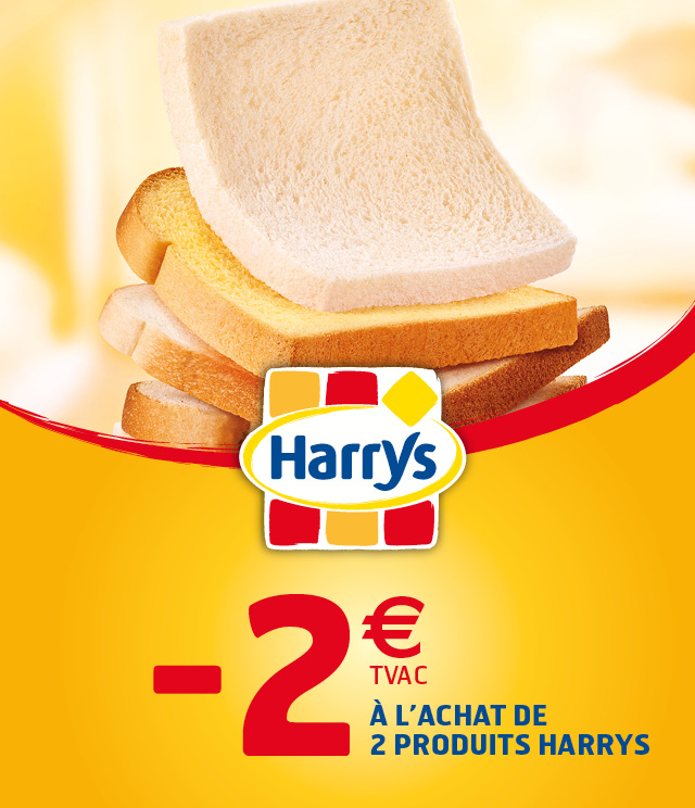 Cashback Harrys Pain de Mie, Burger & Brioche 2€ remboursés sur myShopi