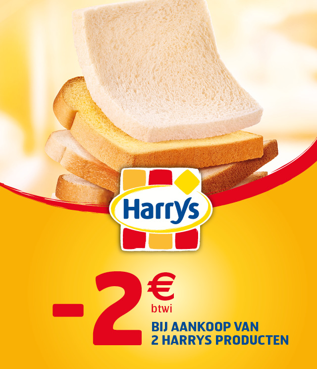 Harrys Toastbrood, Broodje en Brioche €2 terugbetaald cashback op myShopi