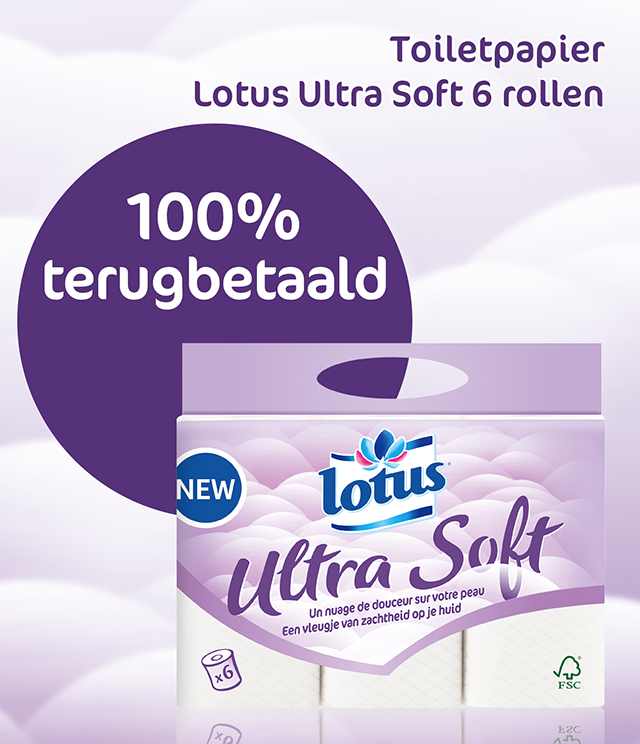 Lotus Ultra Soft 100% Terugbetaald cashback op myShopi