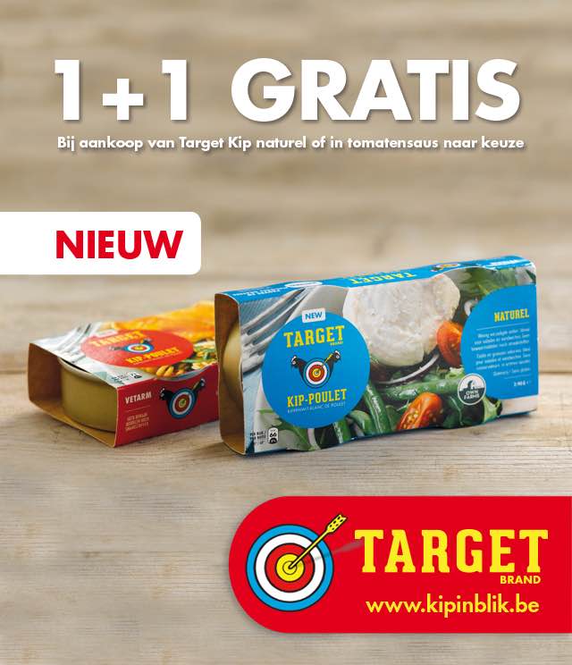 Target Kip 1+1 Gratis cashback op myShopi