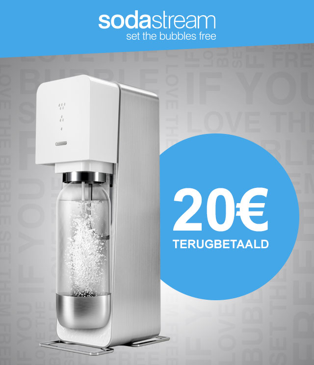 Sodastream Toestel 20€ Terugbetaald cashback op myShopi