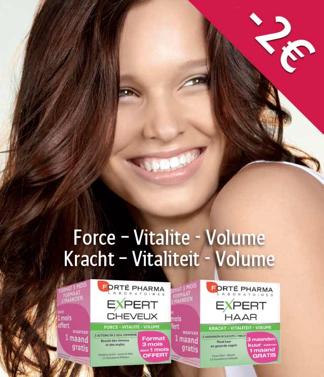 Cashback Forté Pharma Expert Cheveux 2€ Remboursés sur myShopi