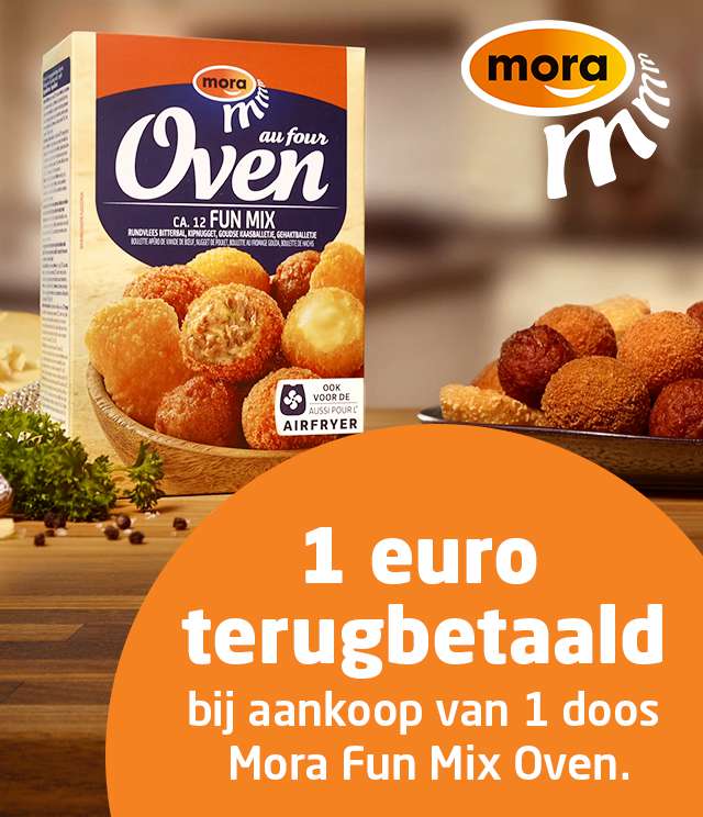 Mora Oven Fun Mix €1 terugbetaald cashback op myShopi