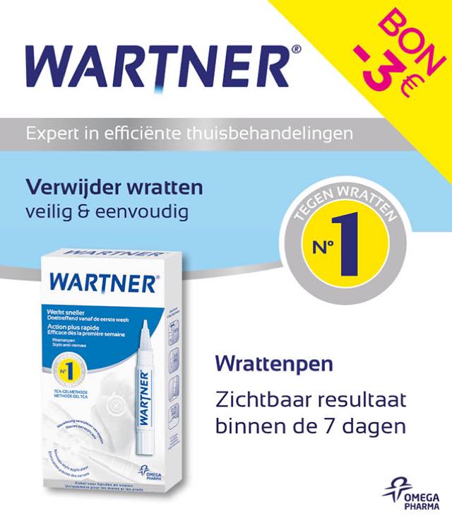 Wartner - Wratten 3€ Terugbetaald cashback op myShopi