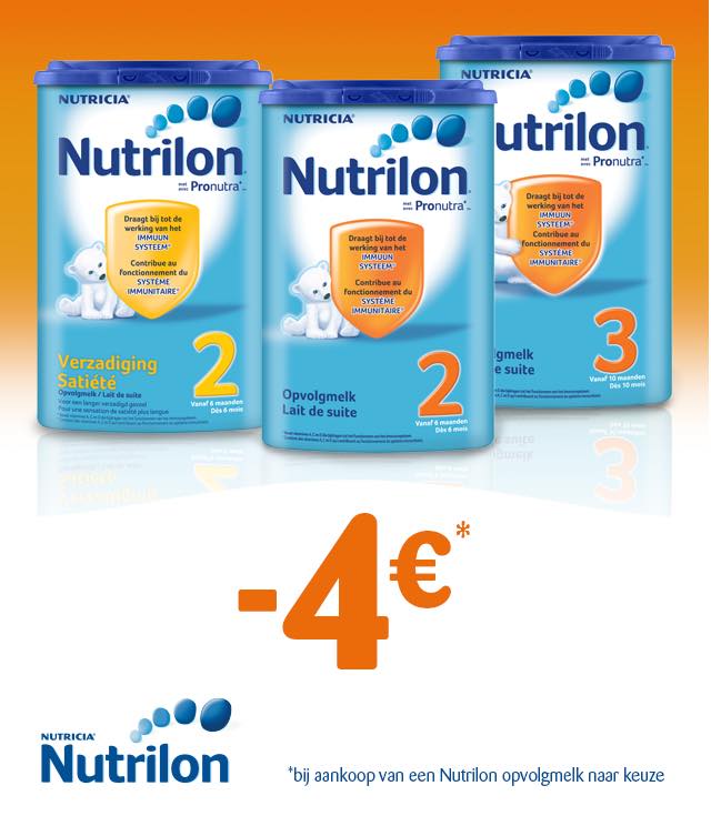 Nutrilon - Opvolgmelk 4€ Terugbetaald cashback op myShopi