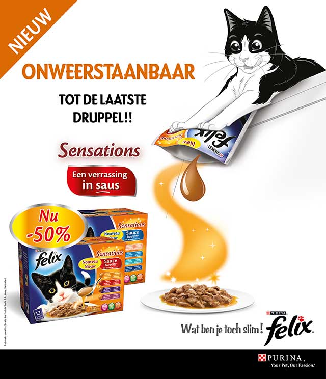 Félix Sensations Verrassing in Saus 50% Terugbetaald cashback op myShopi