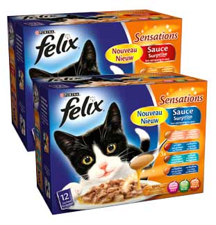 Félix Sensations Verrassing in Saus 50% Terugbetaald cashback op myShopi
