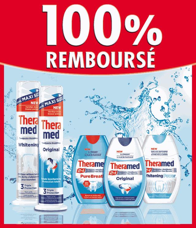 Cashback Theramed Dispenser & Theramed 2en1 100% Remboursés sur myShopi