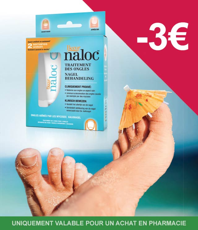 Cashback Naloc - Mycose des ongles 3€ Remboursés sur myShopi