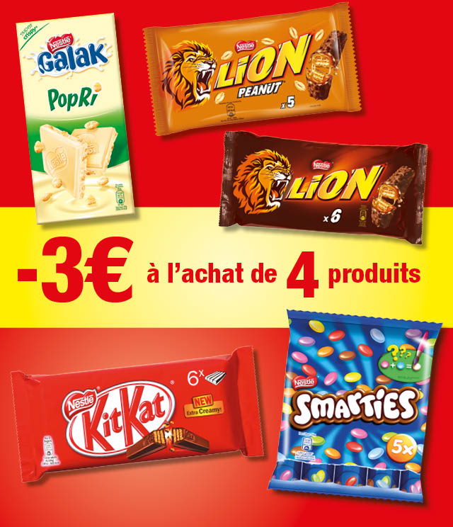 Cashback Action épargne Chocolat NESTLÉ 3€ remboursés sur myShopi