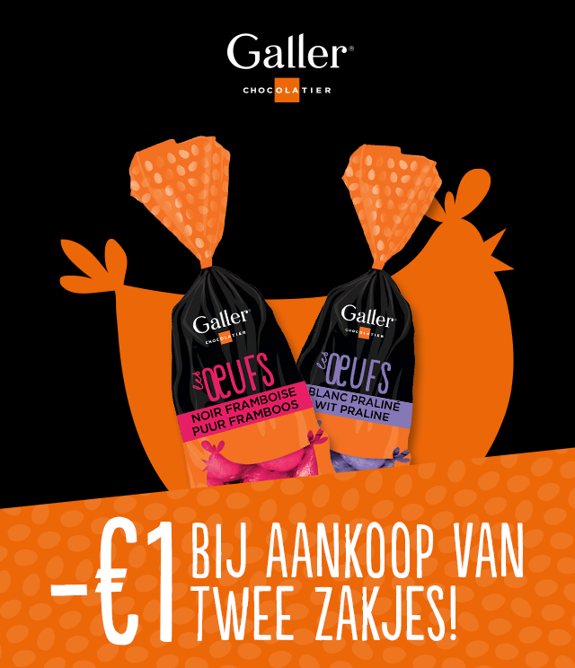 Galler chocolade paaseitjes €1 terugbetaald cashback op myShopi