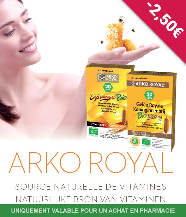 Cashback Arko Royal - Vitamines 2,50€ Remboursés sur myShopi