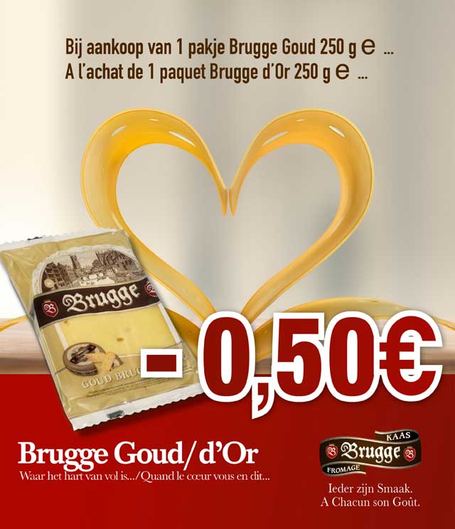 Brugge Goud 250gr 0,50€ Terugbetaald cashback op myShopi