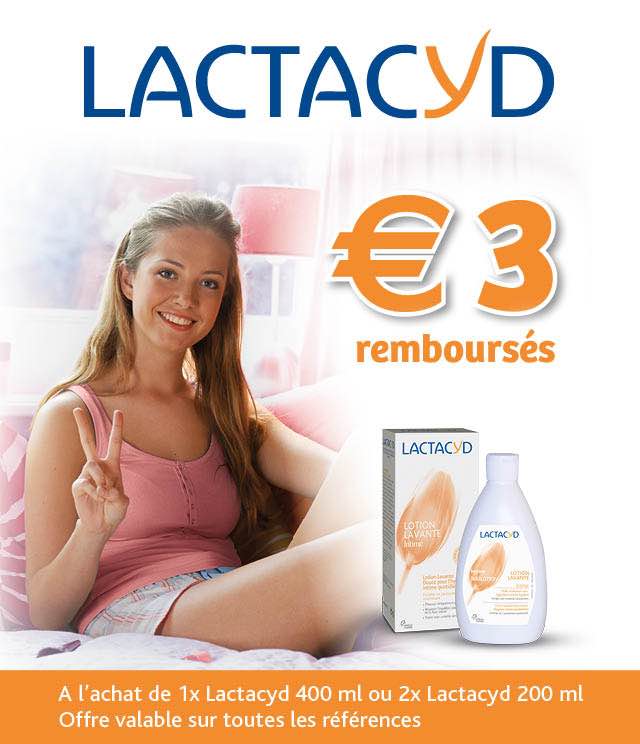 Cashback Lactacyd Lotion Lavante Intime 3€ Remboursés sur myShopi