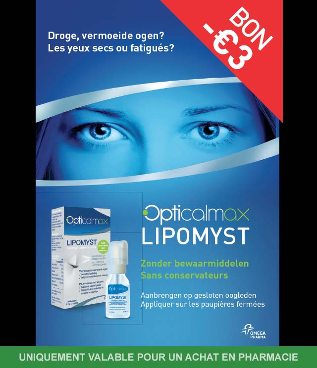 Cashback Opticalmax Lipomyst - Yeux secs ou fatigués 3€ Remboursés sur myShopi