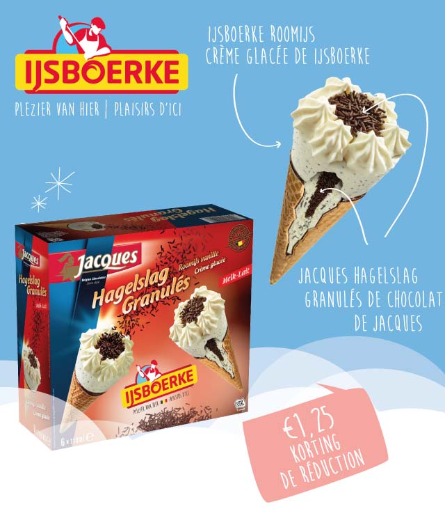 IJsboerke - Chocolaterie Jacques €1,25 Terugbetaald cashback op myShopi