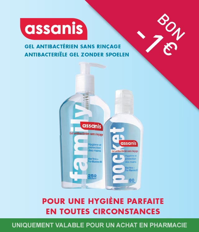Cashback Assanis - Gel antibactérien 1€ Remboursé sur myShopi