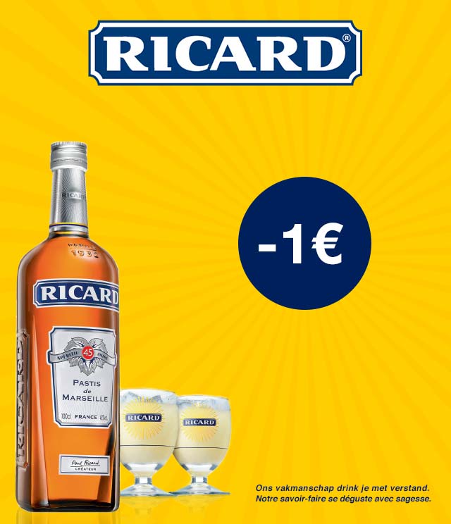Ricard® 1€ Korting cashback op myShopi