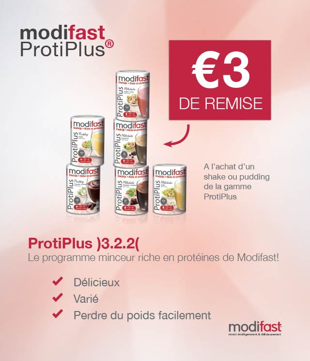 Cashback Modifast ProtiPlus 3€ Remboursés sur myShopi