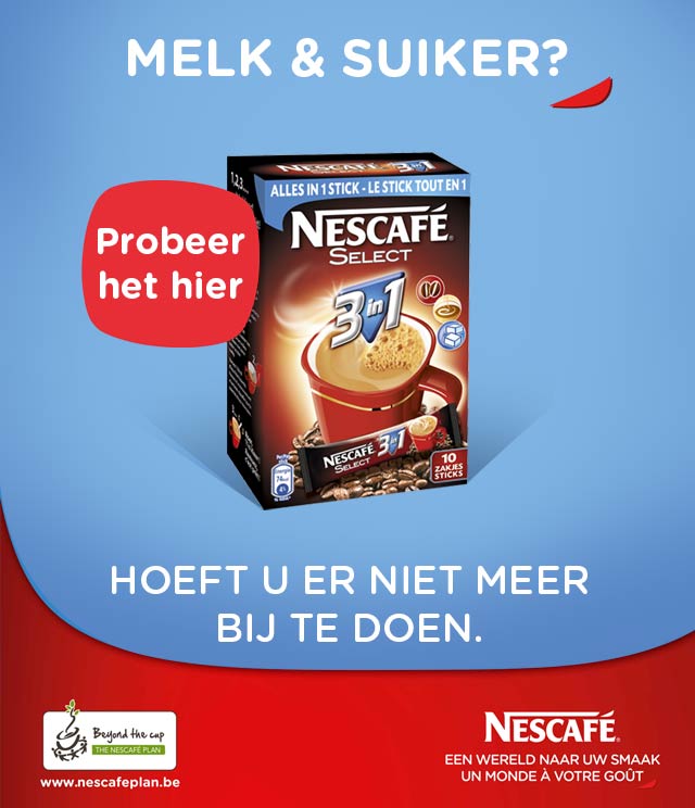 NESCAFÉ SELECT 3 in 1 50% Terugbetaald cashback op myShopi