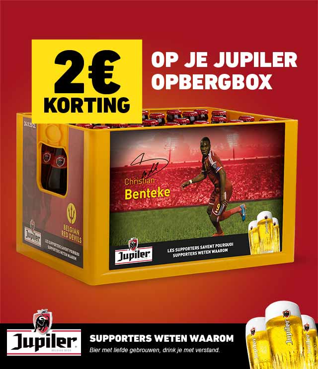 Jupiler Rode Duivels Opbergbox 2€ Terugbetaald cashback op myShopi