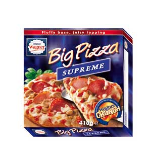 Wagner Big Pizza Uw Big Pizza aan 2€ cashback op myShopi
