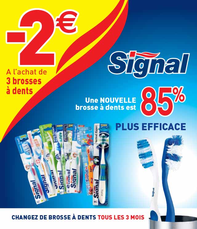 Cashback Signal Brosse à dents 2€ Remboursés sur myShopi