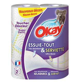 Cashback Okay Essuie-tout et Serviette 50% Remboursé sur myShopi