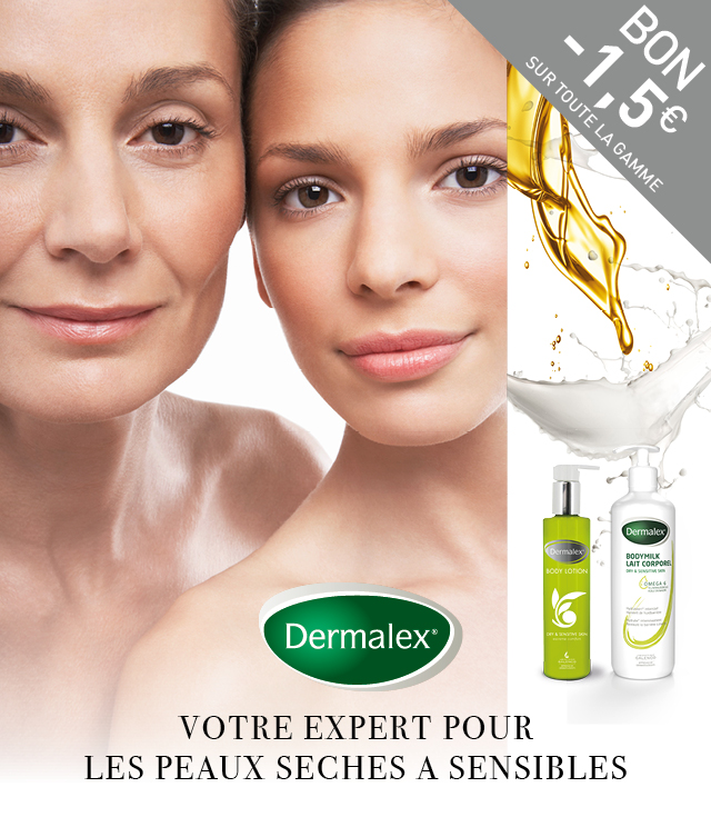 Cashback Dermalex - Peau sèche ou sensible 1,50€ Remboursés sur myShopi