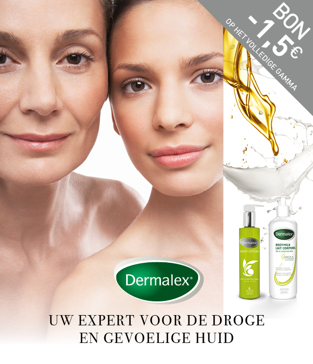Dermalex - Droge of gevoelige huid 1,50€ Terugbetaald cashback op myShopi