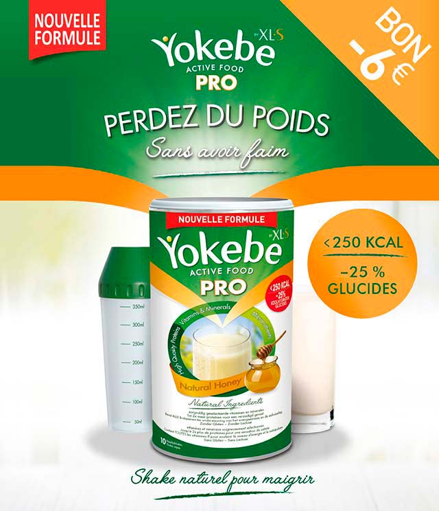 Cashback Yokebe Active Food PRO 6€ remboursés sur myShopi