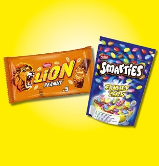 Cashback Smarties Family pack & Lion Peanuts 1€ remboursé sur myShopi