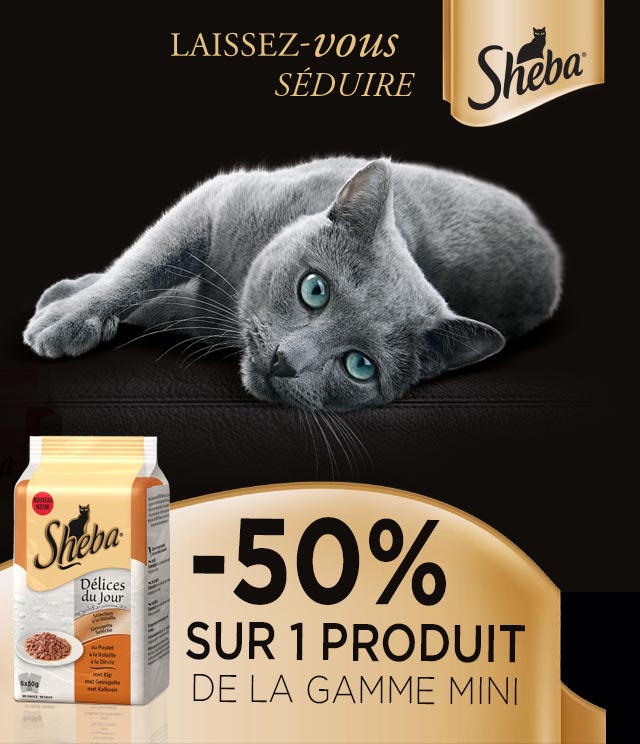 Cashback Sheba Délices Du Jour 50% Remboursé sur myShopi