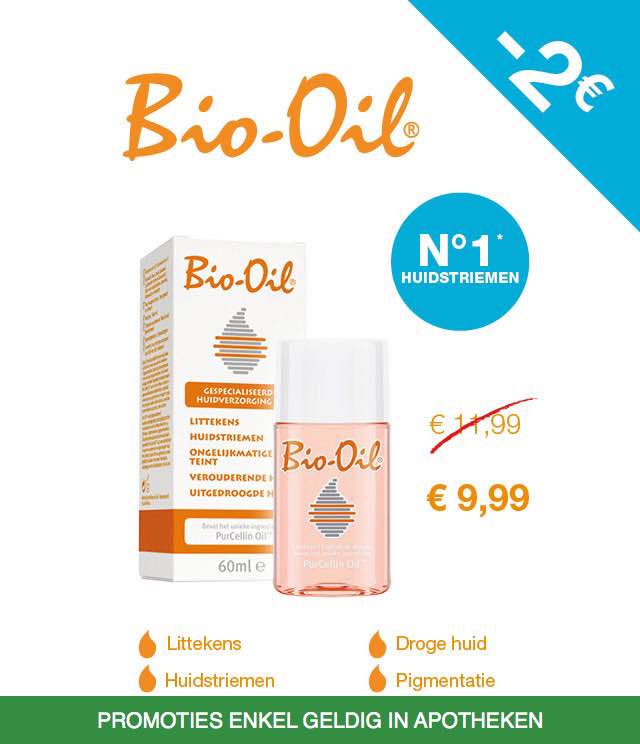 Bio Oil - Huidverzorging 2€ Terugbetaald cashback op myShopi