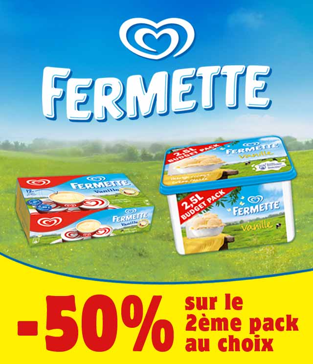 Cashback Fermette 2ème à moitié prix sur myShopi