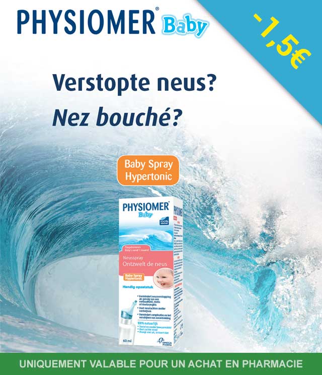 Cashback Physiomer Baby - Nez bouché 1,50€ Remboursé sur myShopi