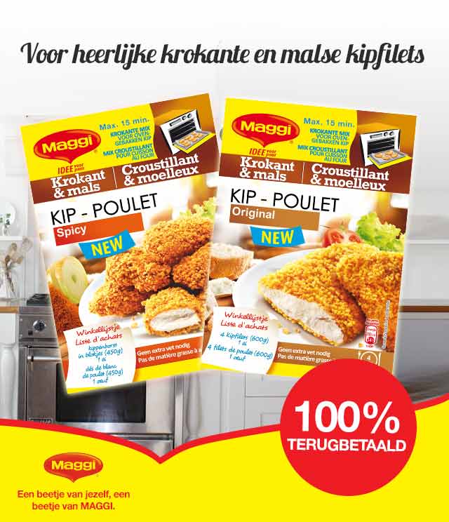 MAGGI® Krokant & Mals 100% Terugbetaald cashback op myShopi