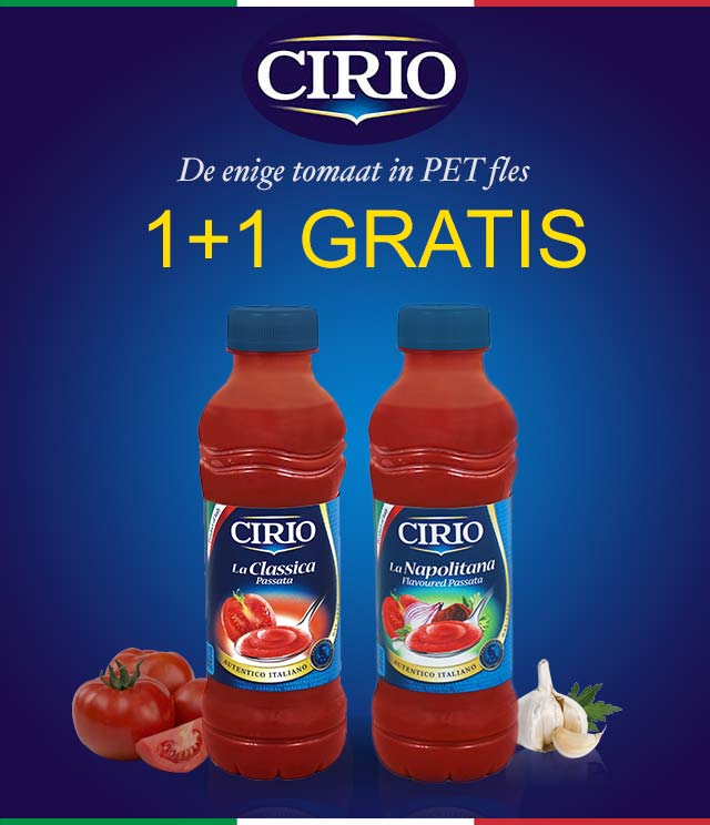 Cirio Tomaten Passata 1+1 Gratis cashback op myShopi